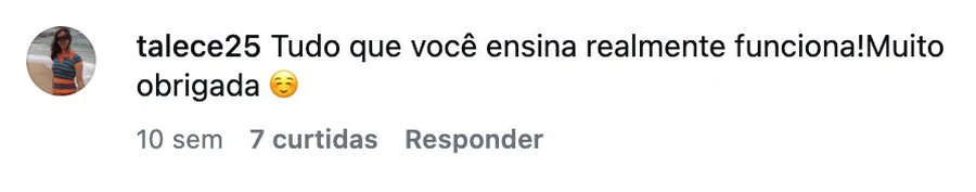 Comentário no Instagram: tudo que você ensina realmente funciona