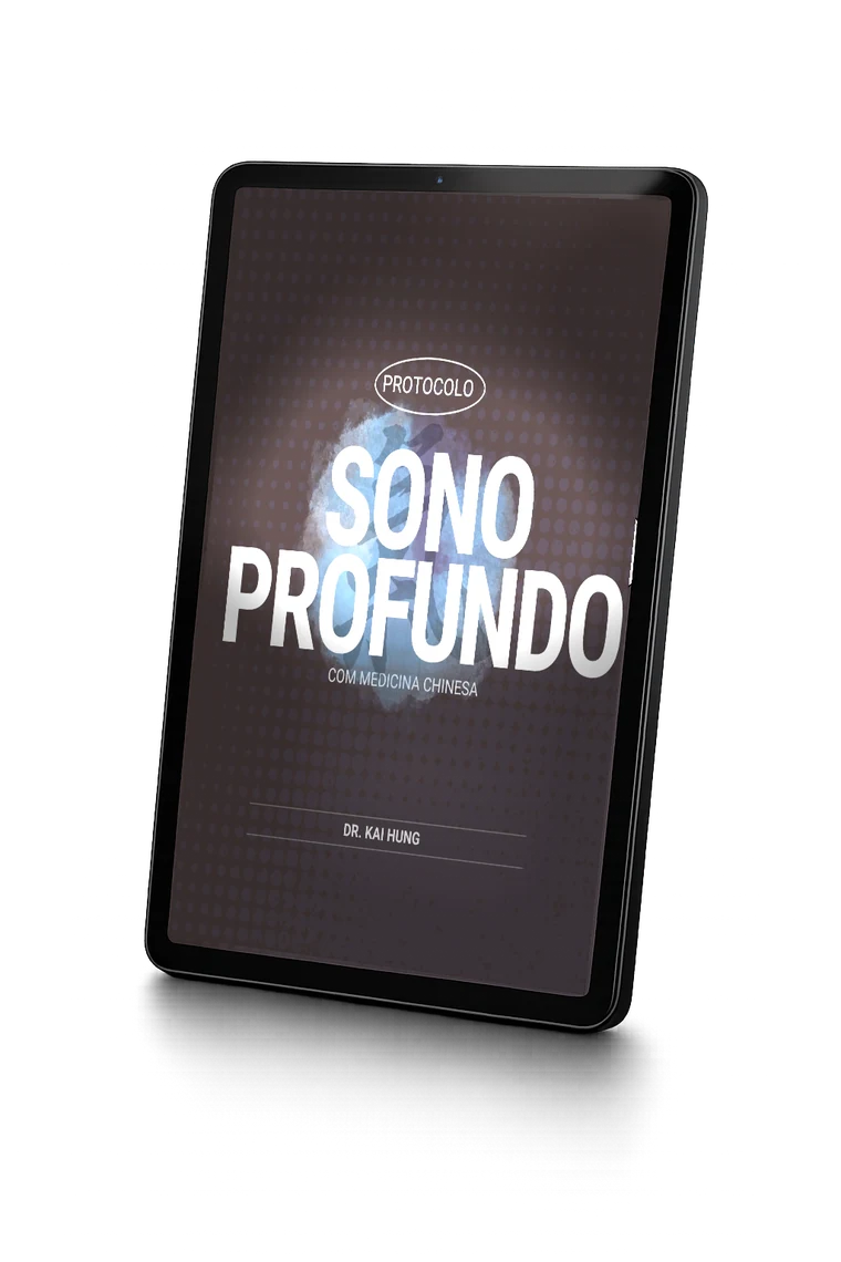 Protocolo Sono Profundo aberto em um tablet