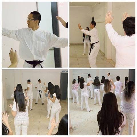Dr. Kai em prática de Tai Chi